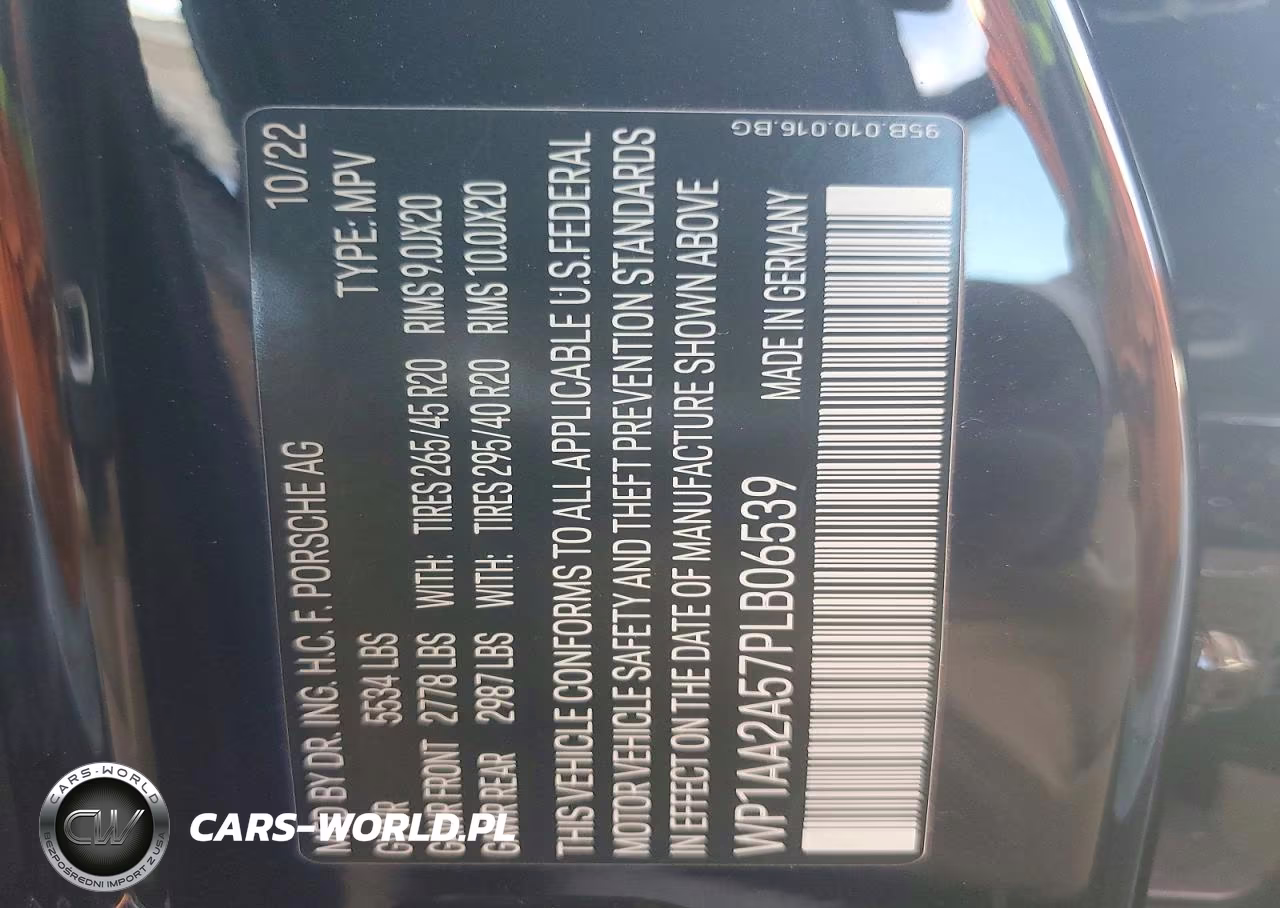 2023 Porsche Macan Base VIN:WP1AA2A57PLB06539 - 13
