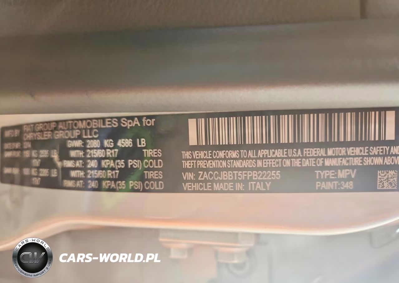 2015 Jeep Renegade Latitude VIN:ZACCJBBT5FPB22255 - 13