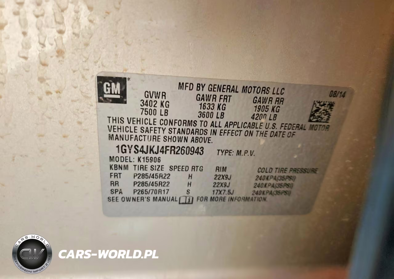 2015 Cadillac Escalade Esv Premium VIN:1GYS4JKJ4FR260943 - 13