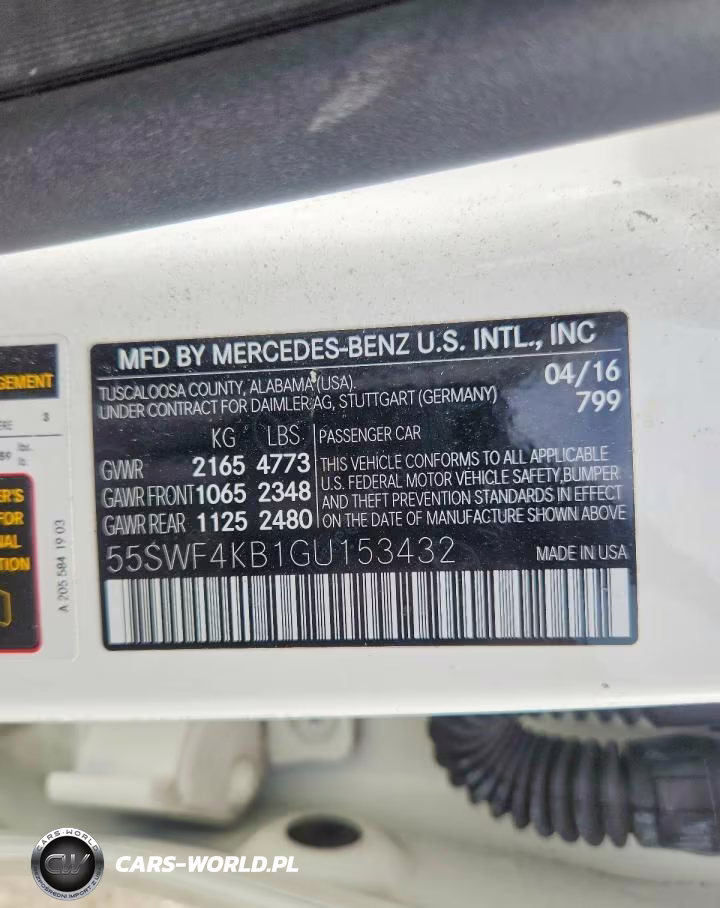 2016 Mercedes-Benz C 300 4Matic VIN:55SWF4KB1GU153432 - 12