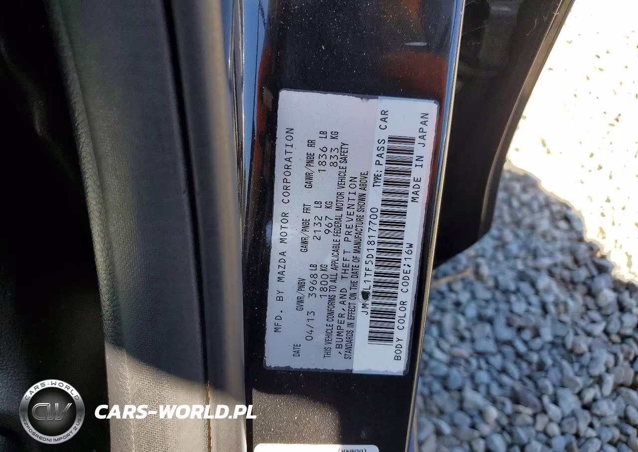 2013 Mazda 3 I VIN:JM1BL1TF5D1817700 - 12