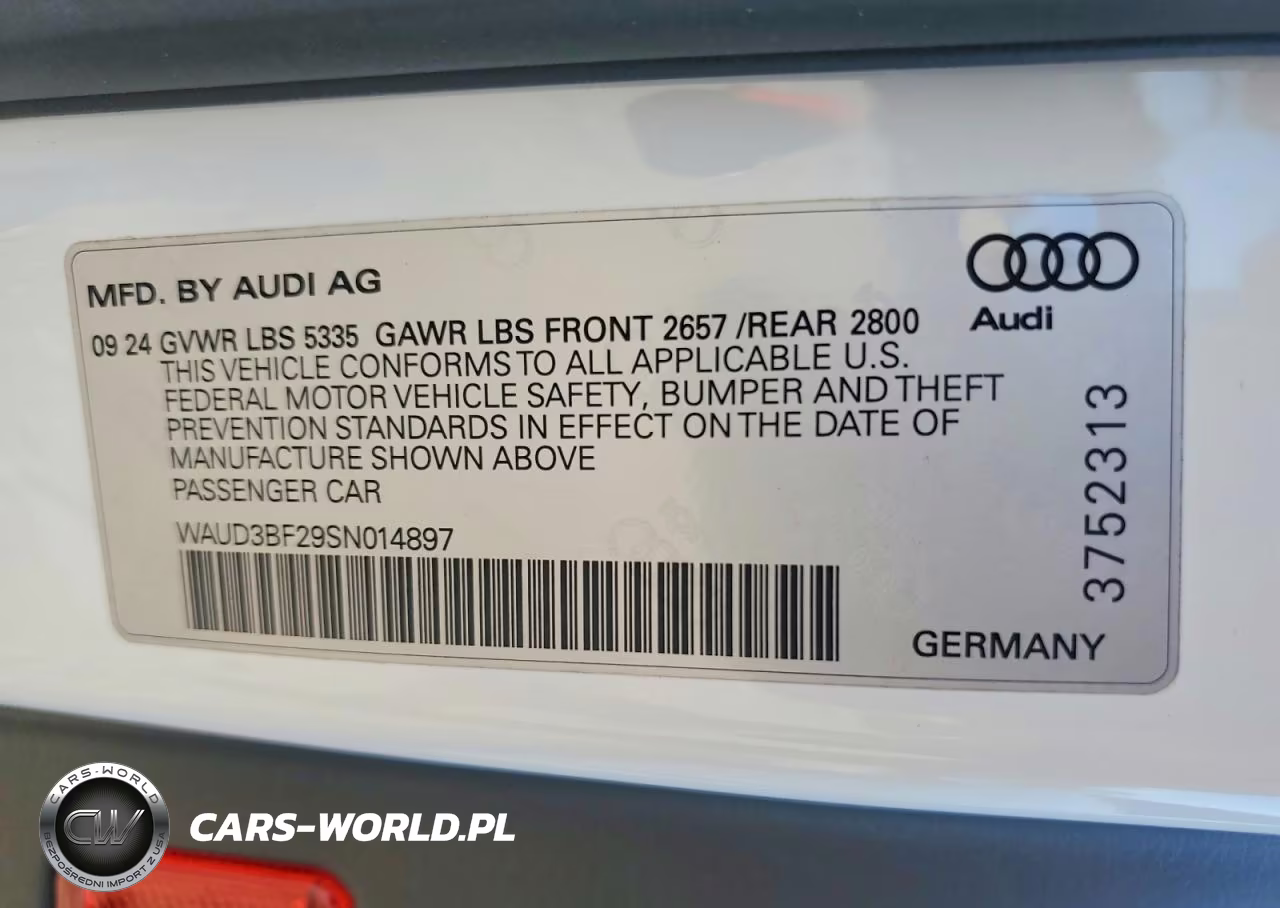 2025 Audi A6 Premium VIN:WAUD3BF29SN014897 - 13