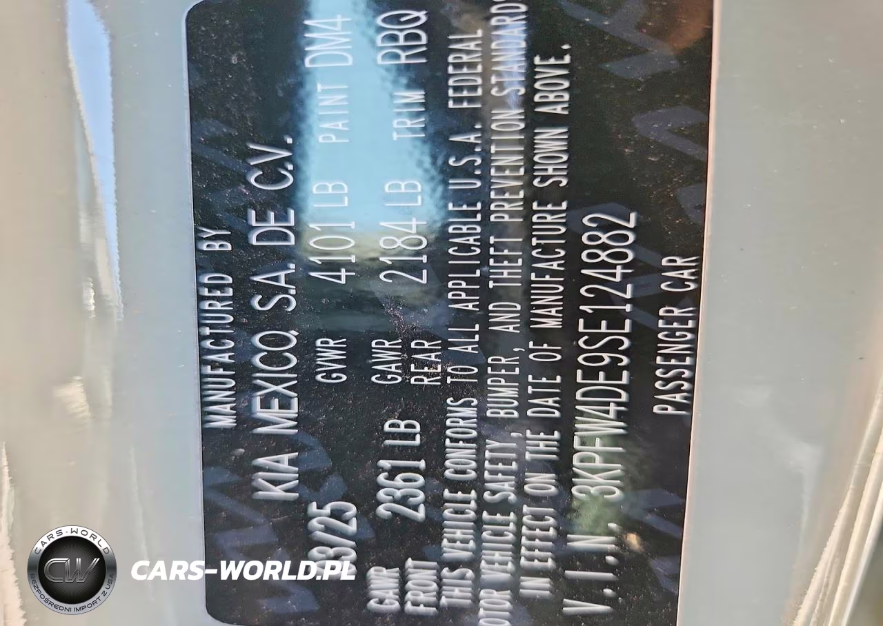 2025 Kia K4 Gt Line VIN:3KPFW4DE9SE124882 - 13