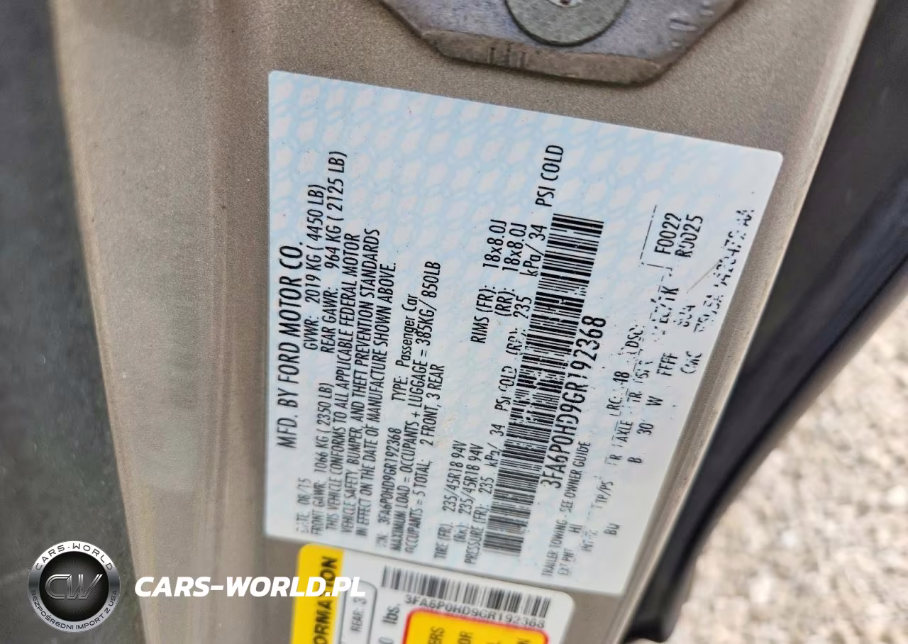 2016 Ford Fusion Se VIN:3FA6P0HD9GR192368 - 12