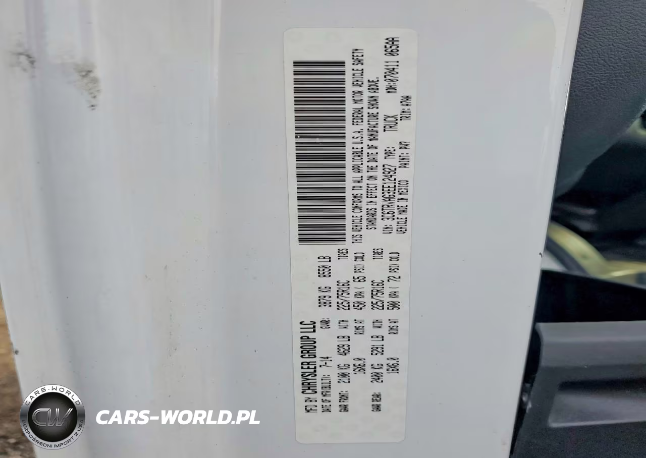 2014 Ram Promaster 1500 Delivery Van VIN:3C6TRVAG3EE124927 - 13
