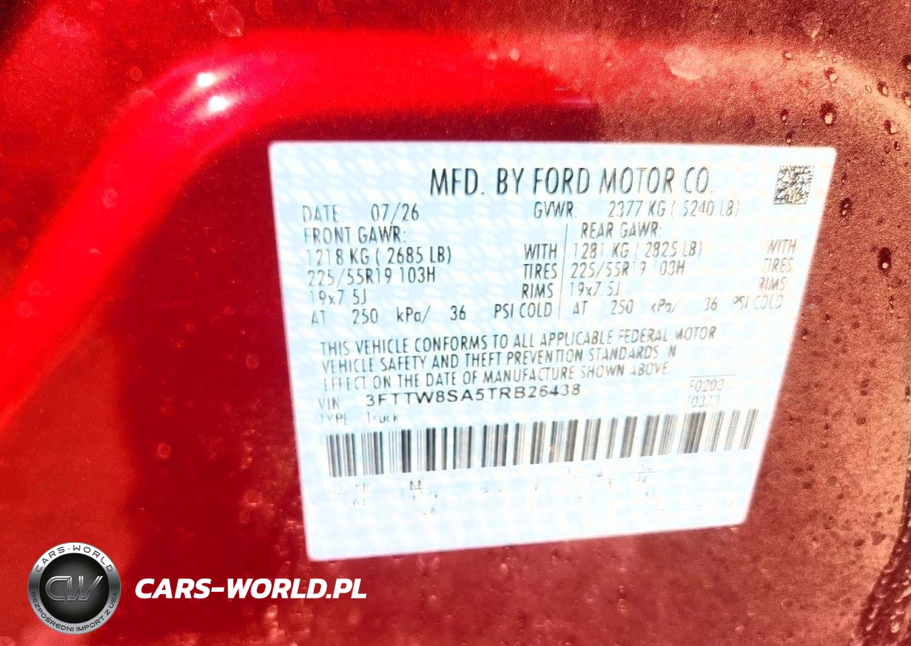 2026 Ford Maverick Lariat VIN:3FTTW8SA5TRB26438 - 12