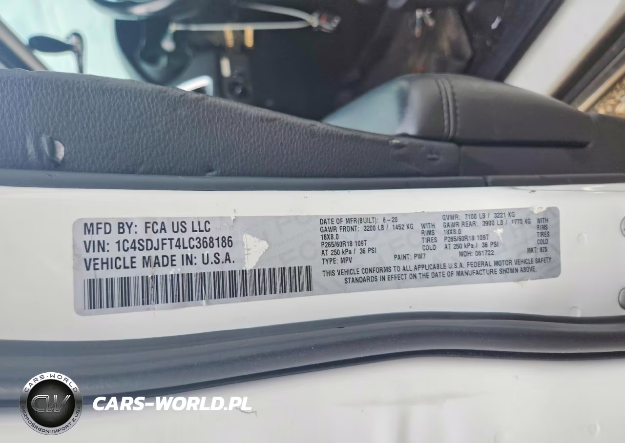 2020 Dodge Durango VIN:1C4SDJFT4LC368186 - 14