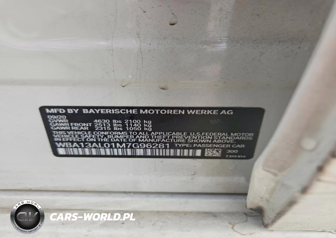 2021 BMW M235Xi VIN:WBA13AL01M7G96281 - 12