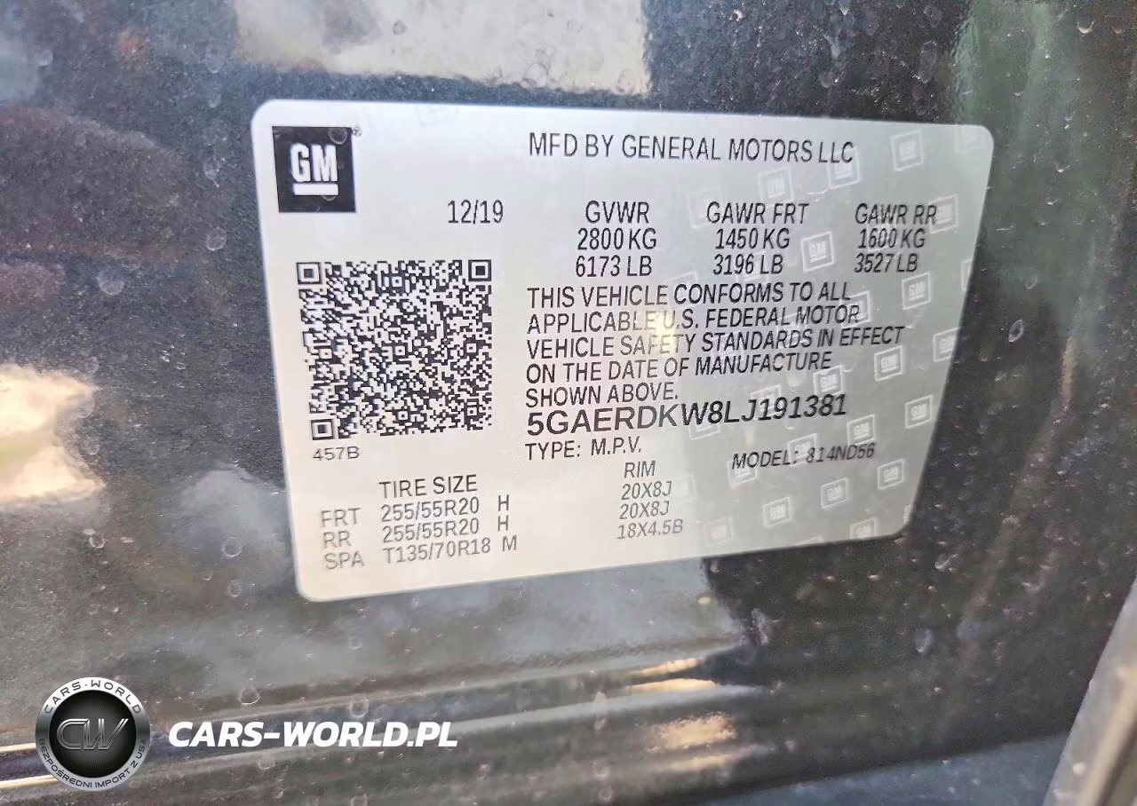 2020 Buick Enclave Avenir VIN:5GAERDKW8LJ191381 - 13