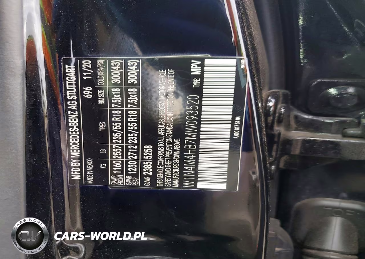 2021 Mercedes-Benz Glb 250 4Matic VIN:W1N4M4HB7MW093520 - 12