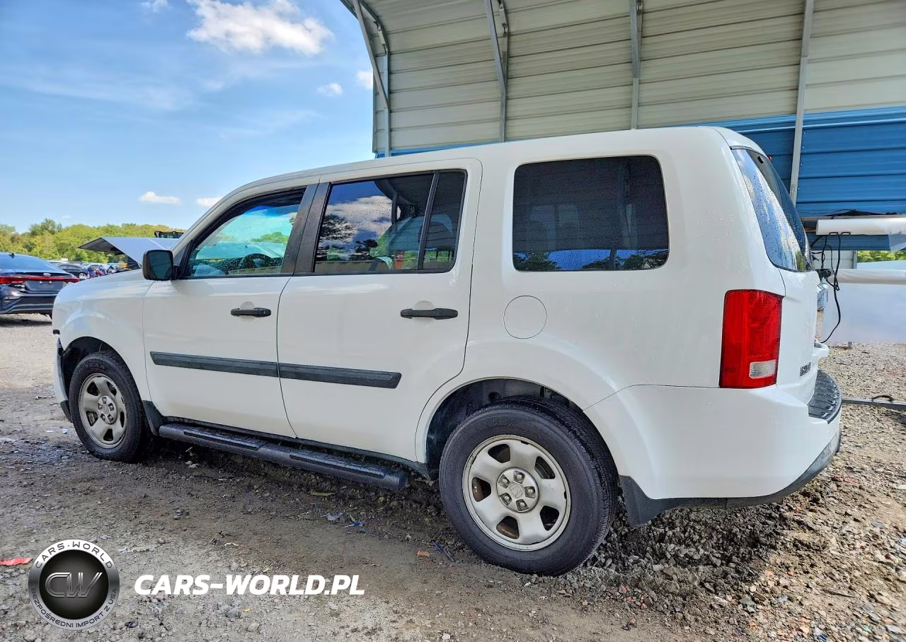2014 Honda Pilot Lx VIN:5FNYF3H21EB022896 - 2