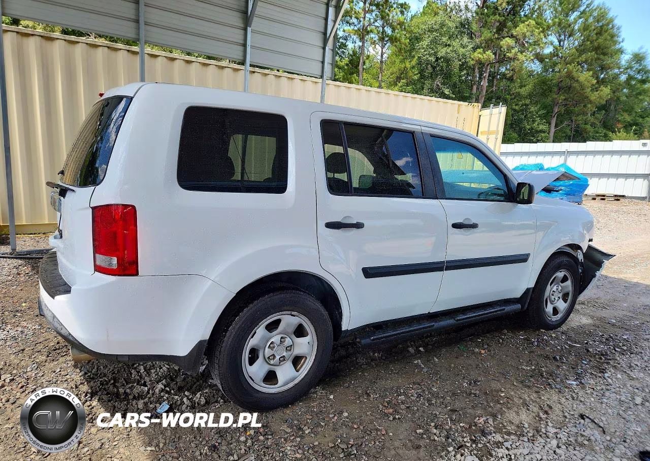 2014 Honda Pilot Lx VIN:5FNYF3H21EB022896 - 3
