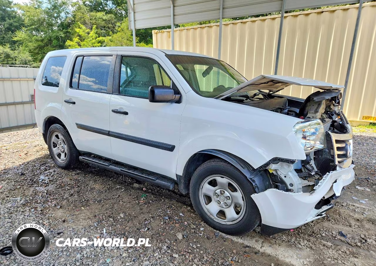2014 Honda Pilot Lx VIN:5FNYF3H21EB022896 - 4