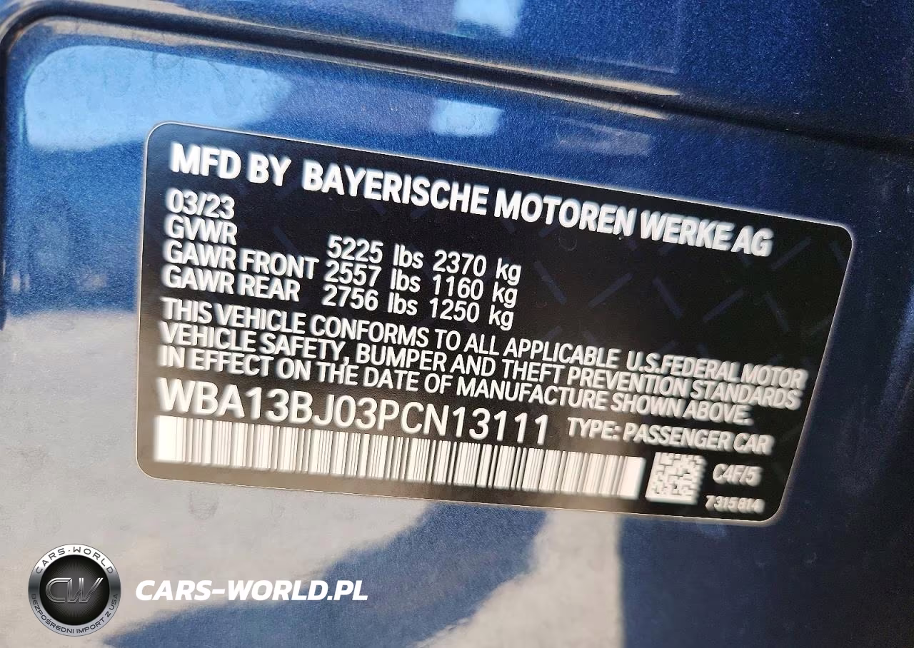 2023 BMW 530 Xi VIN:WBA13BJ03PCN13111 - 12