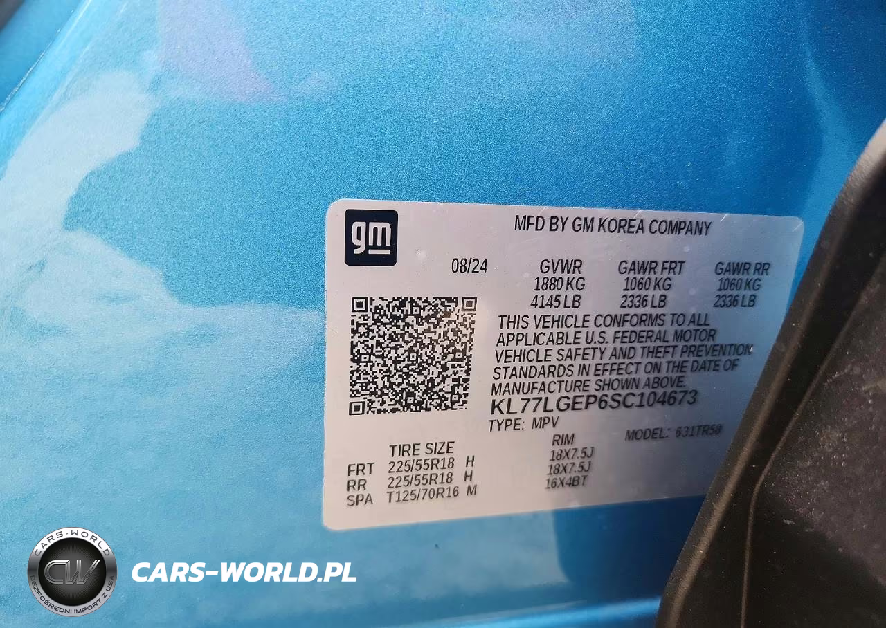 2025 Chevrolet Trax 1Rs VIN:KL77LGEP6SC104673 - 13