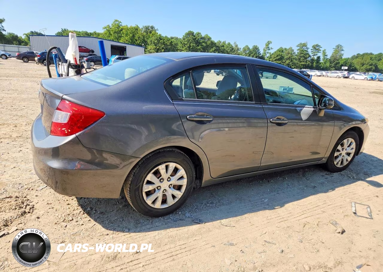 2012 Honda Civic Lx VIN:2HGFB2F5XCH558166 - 3