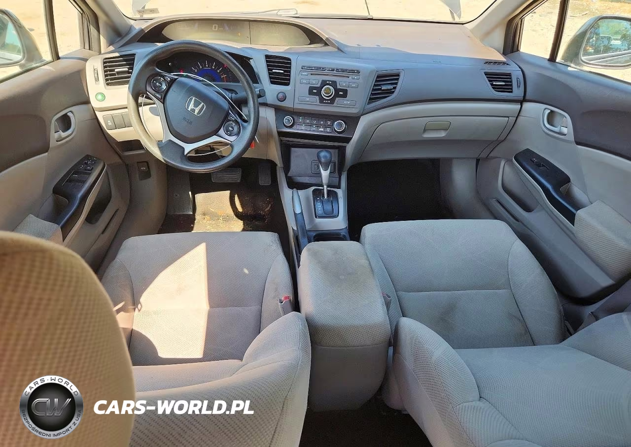 2012 Honda Civic Lx VIN:2HGFB2F5XCH558166 - 8