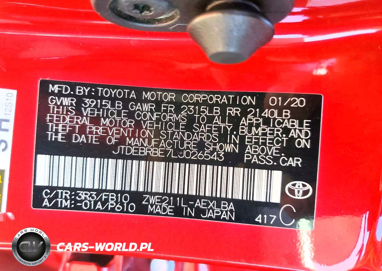 2020 Toyota Corolla Le VIN:JTDEBRBE7LJ026543 - 12