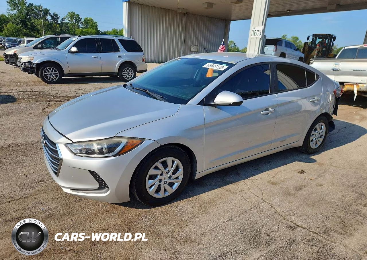 2017 Hyundai Elantra Se VIN:5NPD74LF7HH102544 - 1
