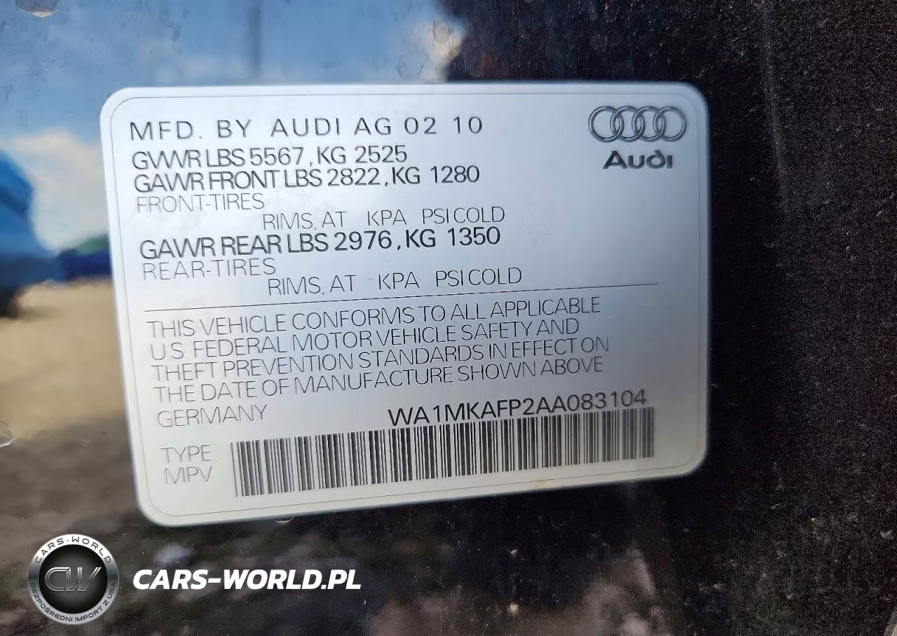 2010 Audi Q5 Premium Plus VIN:WA1MKAFP2AA083104 - 13