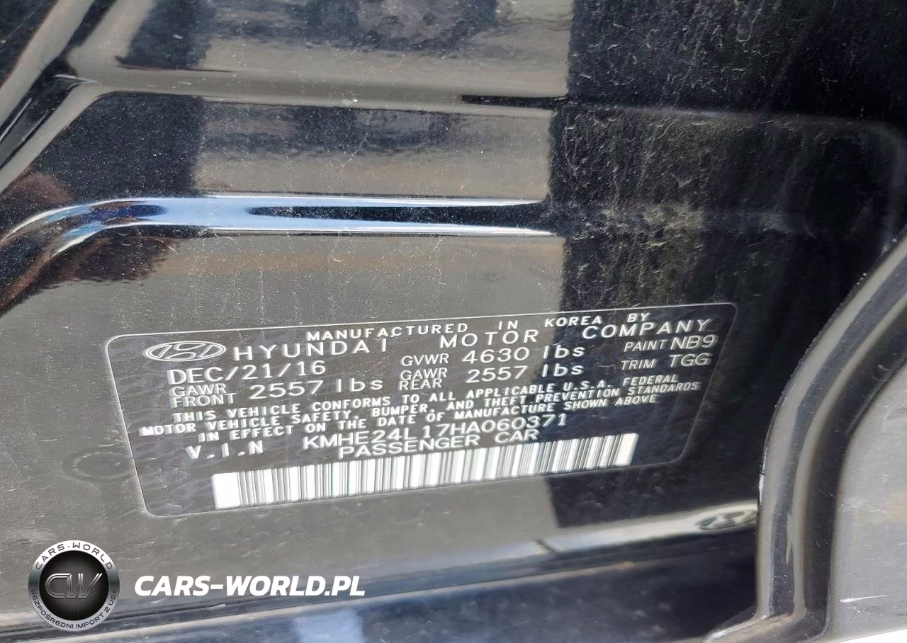2017 Hyundai Sonata Hybrid Se VIN:KMHE24L17HA060371 - 12