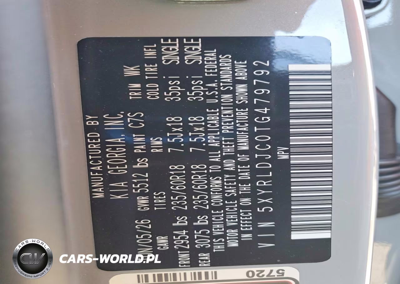 2026 Kia Sorento S VIN:5XYRLDJC0TG479792 - 14
