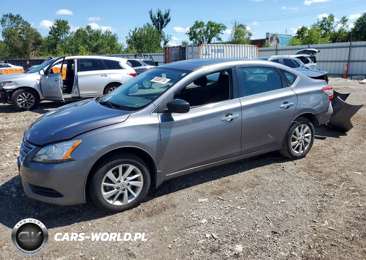 2015 Nissan Sentra Sv VIN:3N1AB7AP7FY278866 - 1