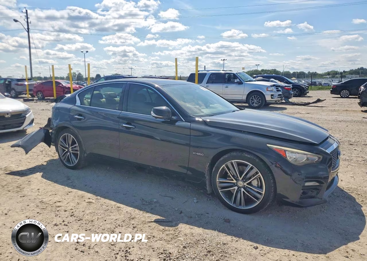 2014 Infiniti Q50 Hybrid Premium VIN:JN1AV7AR6EM703343 - 4