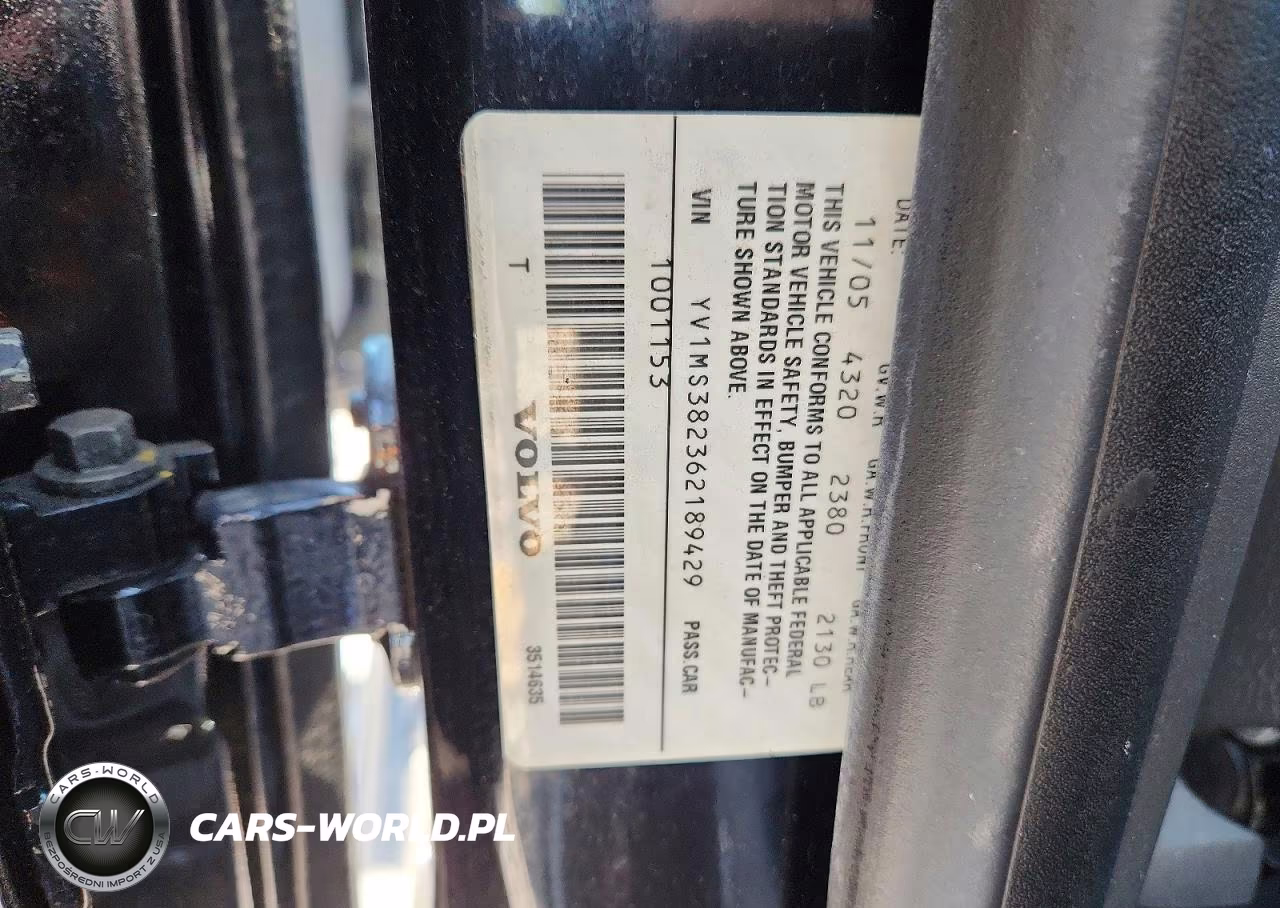 2006 Volvo S40 2.4I VIN:YV1MS382362189429 - 12