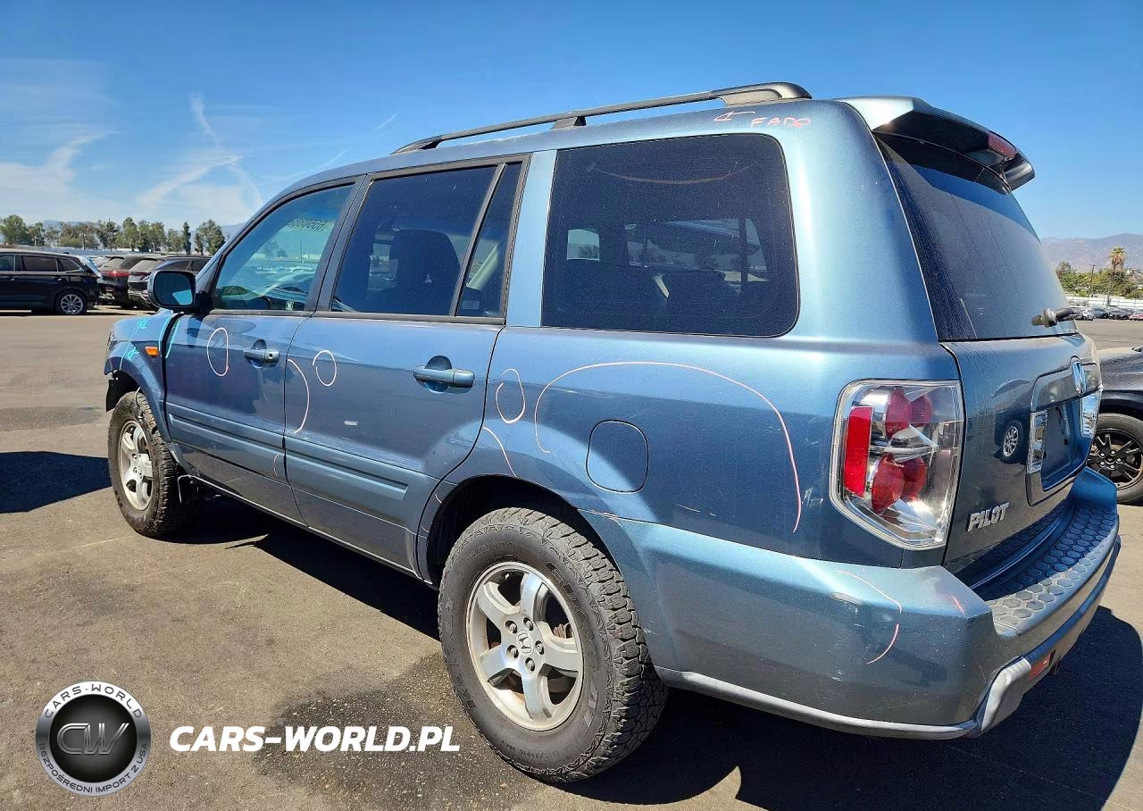 2007 Honda Pilot Exl VIN:5FNYF28527B020159 - 2