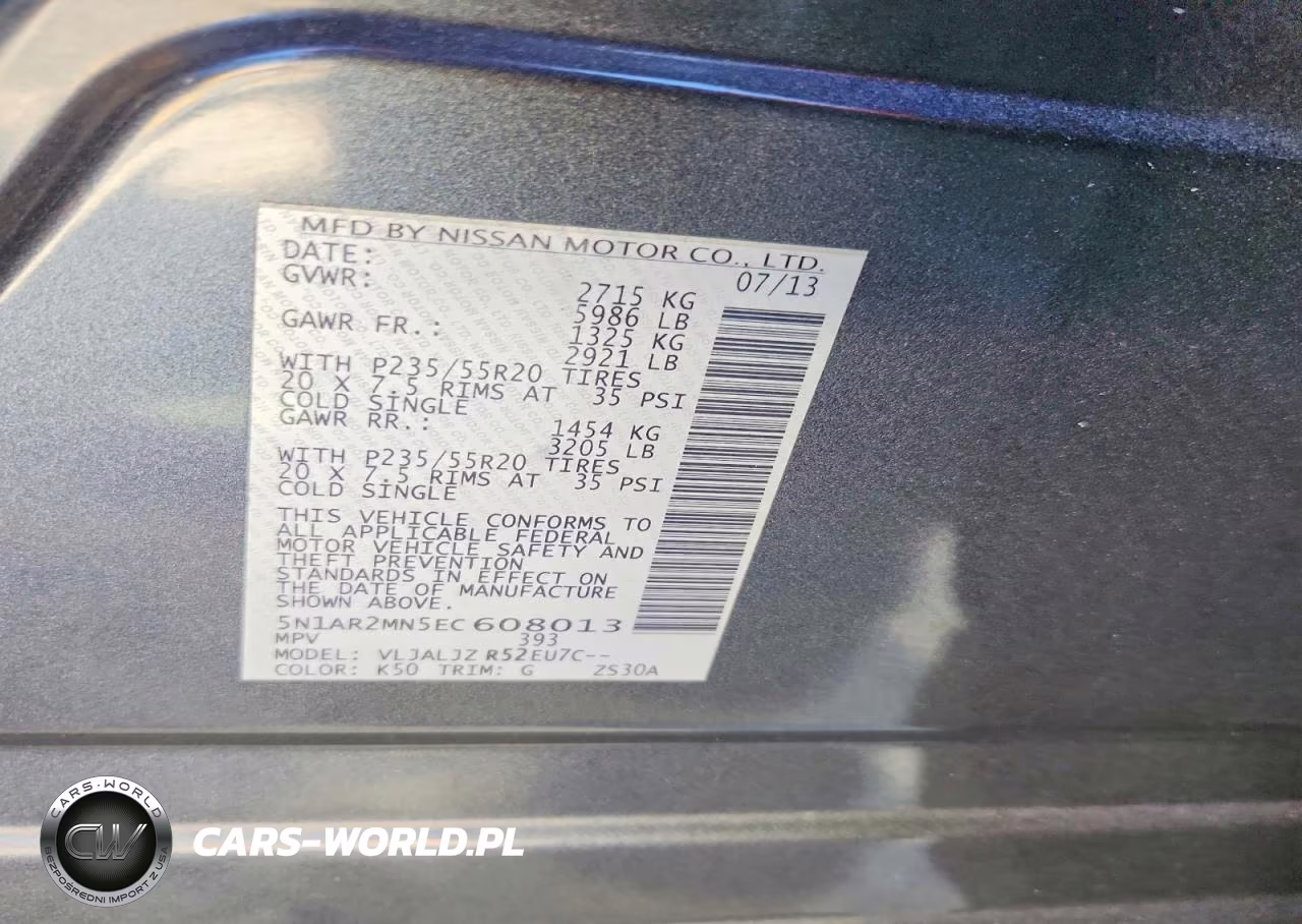 2014 Nissan Pathfinder S VIN:5N1AR2MN5EC608013 - 14