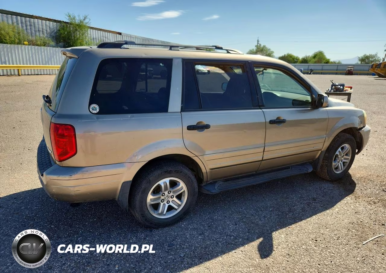 2005 Honda Pilot Exl VIN:2HKYF18585H510467 - 3