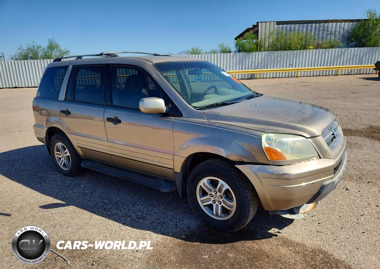 2005 Honda Pilot Exl VIN:2HKYF18585H510467 - 4