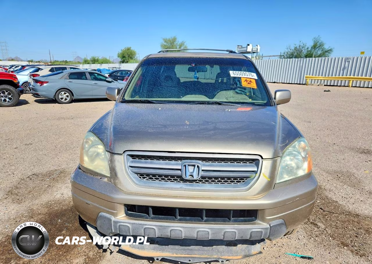 2005 Honda Pilot Exl VIN:2HKYF18585H510467 - 5