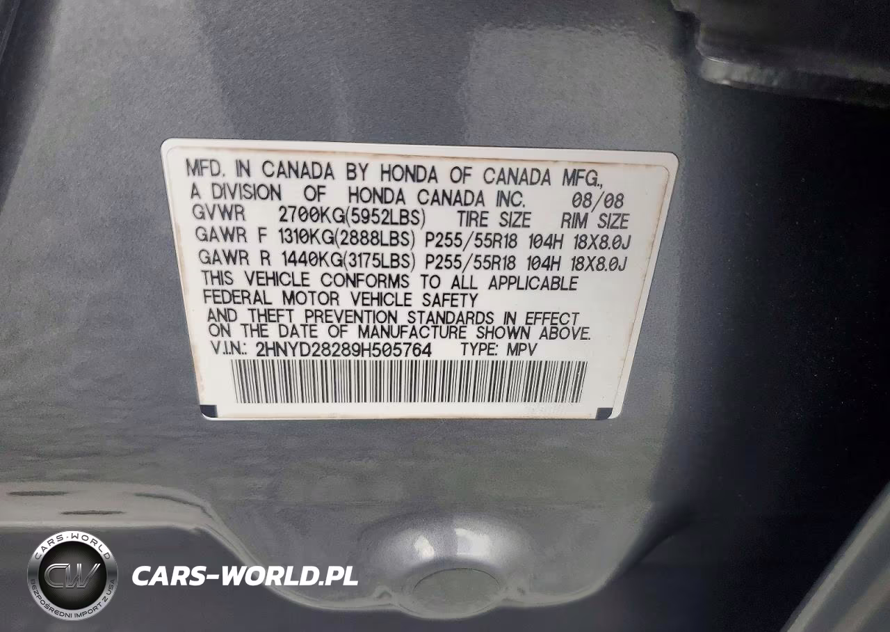 2009 Acura Mdx VIN:2HNYD28289H505764 - 13