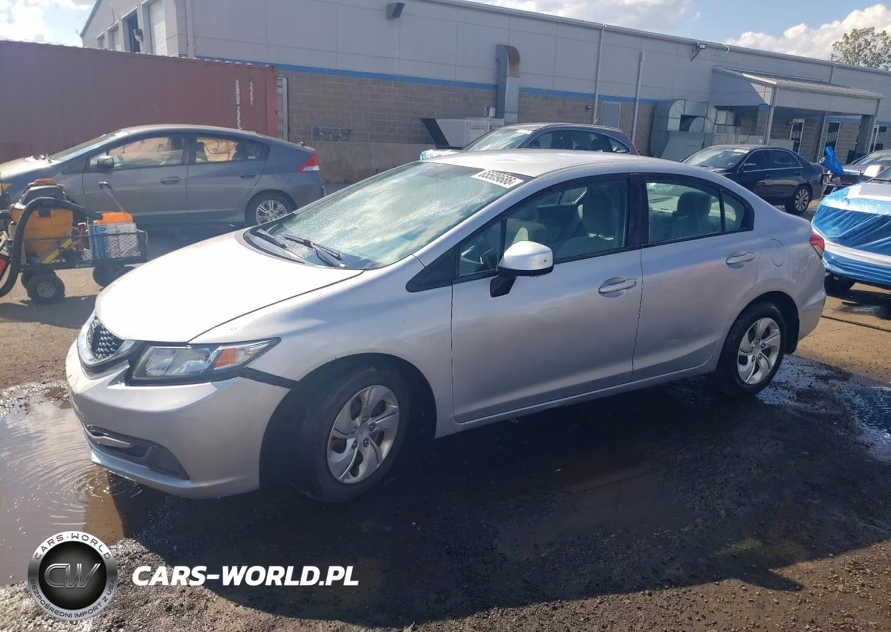 2013 Honda Civic Lx VIN:19XFB2F56DE079304 - 1