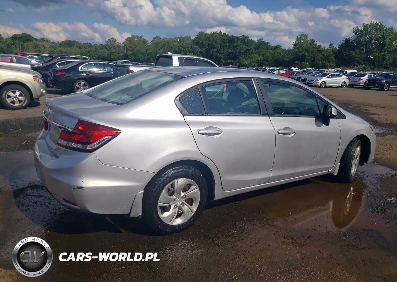 2013 Honda Civic Lx VIN:19XFB2F56DE079304 - 3