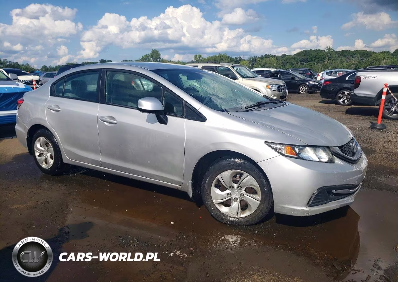 2013 Honda Civic Lx VIN:19XFB2F56DE079304 - 4