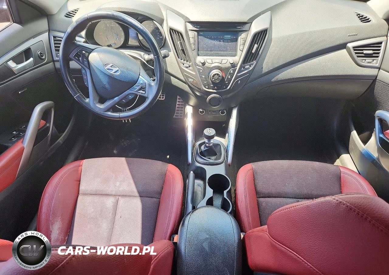 2015 Hyundai Veloster Turbo R-Spec VIN:KMHTC6AE6FU232214 - 8