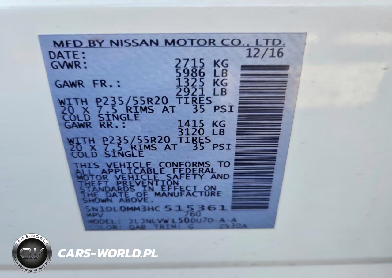 2017 Infiniti Qx60 Base VIN:5N1DL0MM3HC515361 - 13