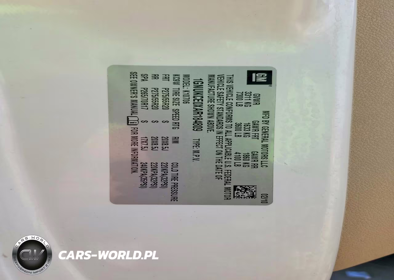 2010 Chevrolet Tahoe K1500 Ltz VIN:1GNUKCE0XAR184809 - 13