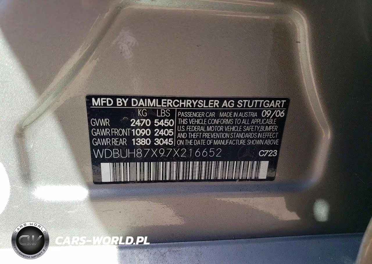 2007 Mercedes-Benz E 350 4Matic Wagon VIN:WDBUH87X97X216652 - 12
