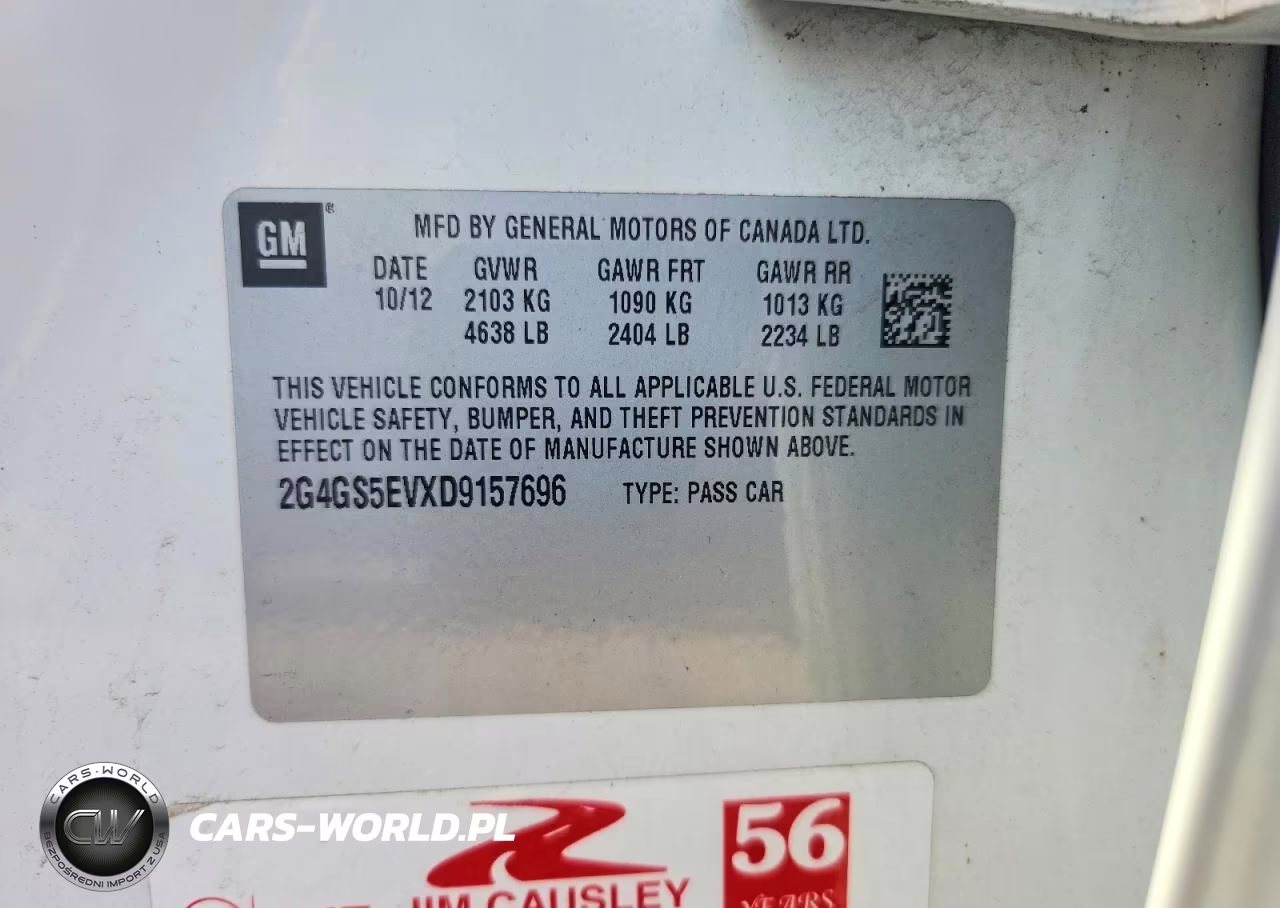 2013 Buick Regal Premium VIN:2G4GS5EVXD9157696 - 12