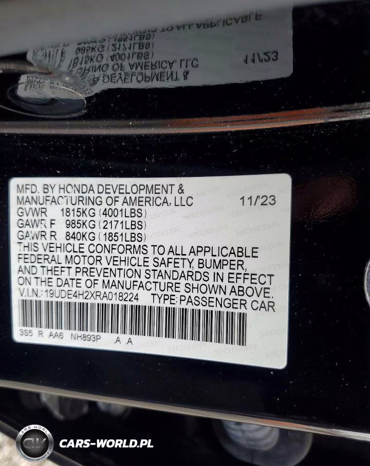 2024 Acura Integra VIN:19UDE4H2XRA018224 - 12
