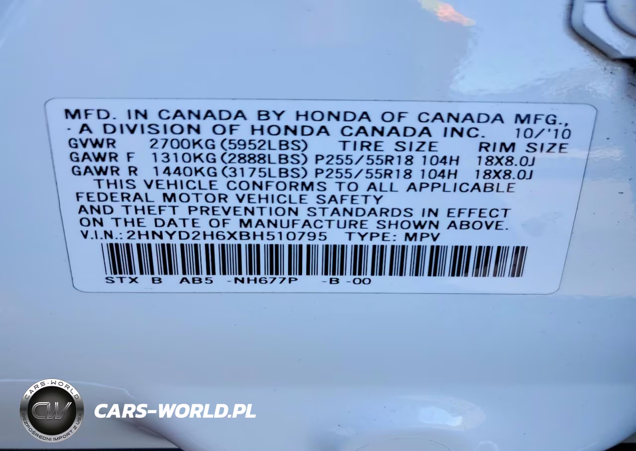 2011 Acura Mdx Technology VIN:2HNYD2H6XBH510795 - 13