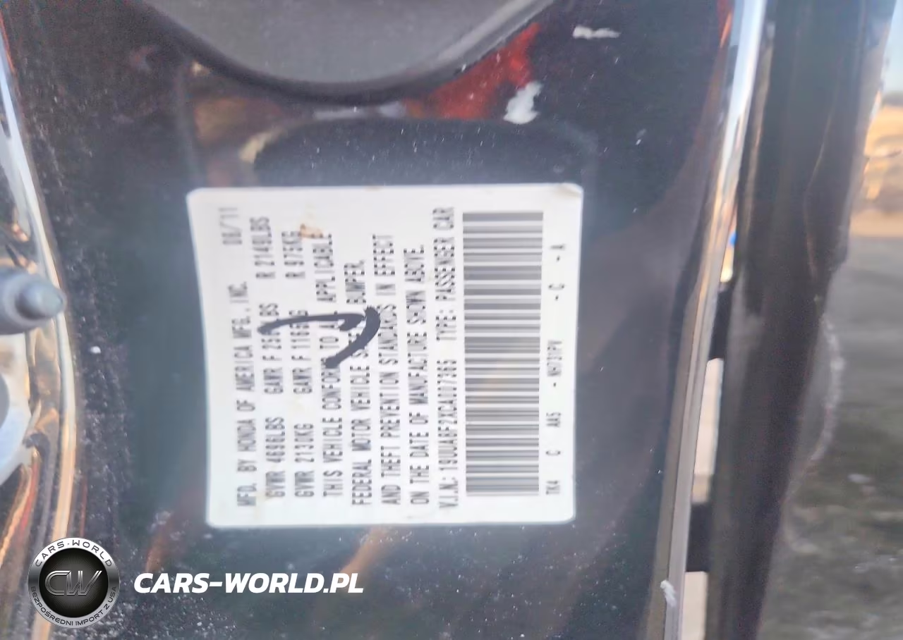 2012 Acura Tl VIN:19UUA8F2XCA007365 - 12