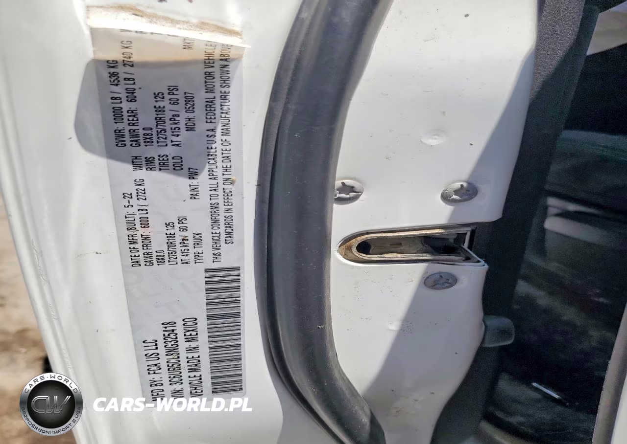 2022 Ram 2500 VIN:3C6UR5CL8NG325418 - 12