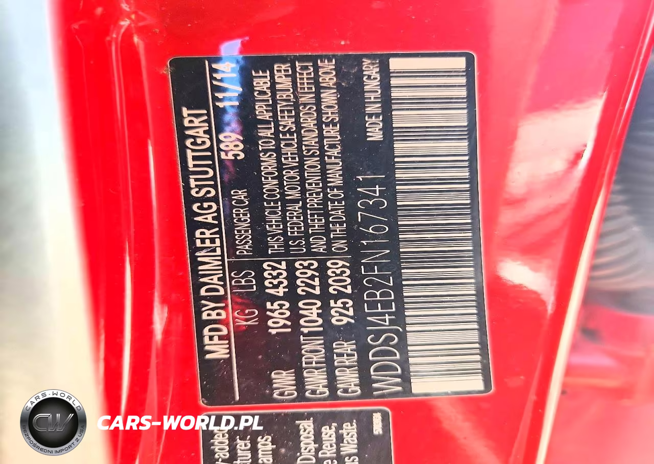2015 Mercedes-Benz Cla 250 VIN:WDDSJ4EB2FN167341 - 12