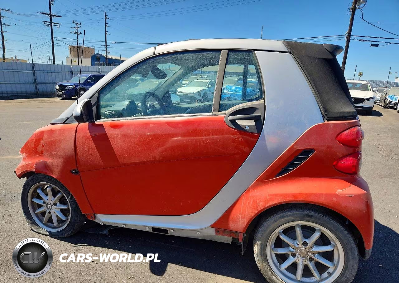 2008 Smart Fortwo Passion VIN:WMEEK31X48K095726 - 2