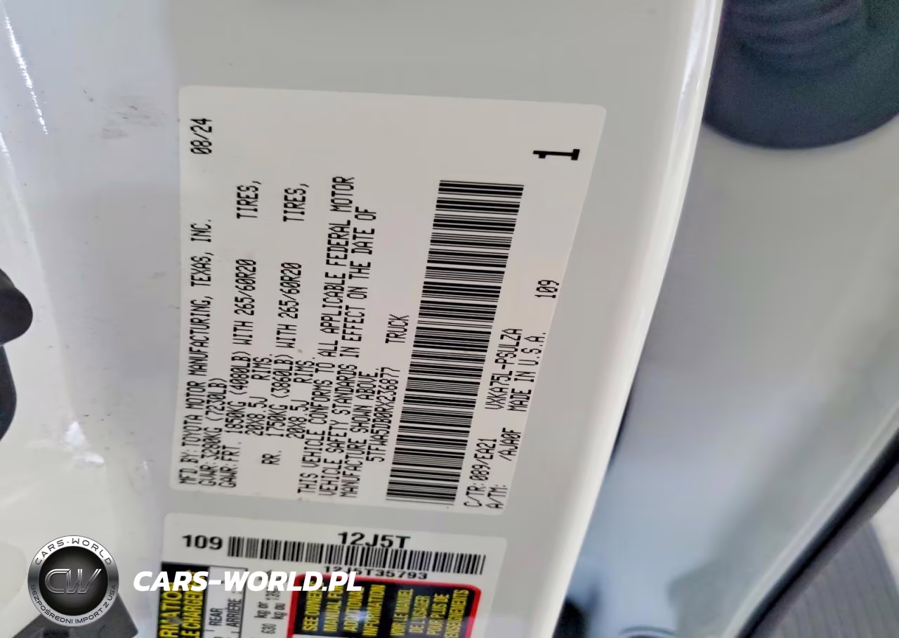 2024 Toyota Tundra Limited VIN:5TFWA5DB0RX236877 - 13